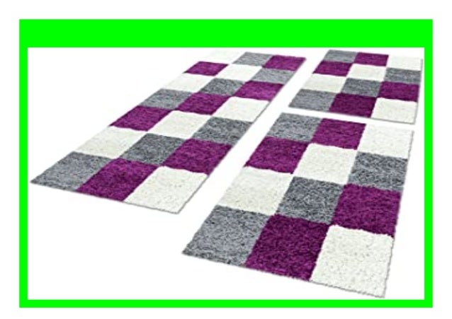 Best Price Hochflor Shaggy Teppich Bettrumrandungen Wohnzimmer G