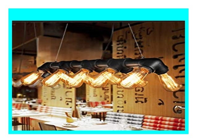 Big Sale Glighone 10 Lichter Industrial H Ngeleuchte Wasserrohr Lampe
