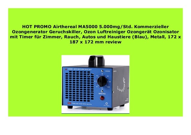 Best Seller Airthereal Ma5000 5 000mg Std Kommerzieller Ozongenerato