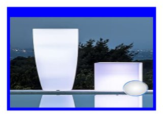 HOT PROMO Stilo Vase, rund, mit Innenlicht, aus farbigem Polyethylen,…