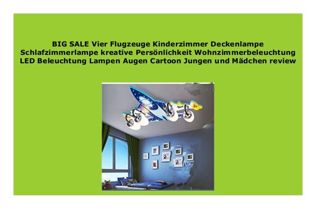 Best Product Vier Flugzeuge Kinderzimmer Deckenlampe Schlafzimmerlamp