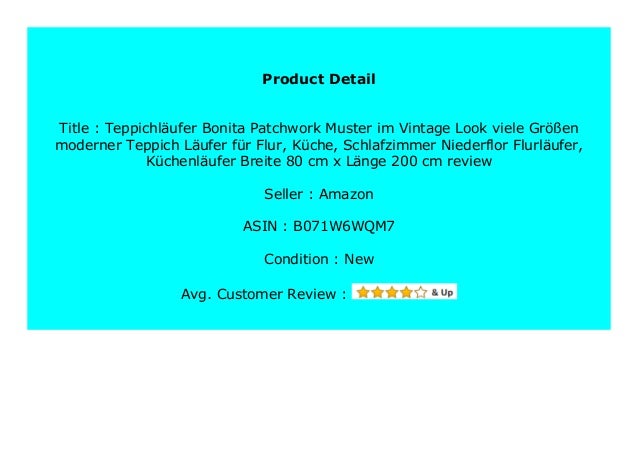 Best Buy Teppichl Ufer Bonita Patchwork Muster Im Vintage Look Vi