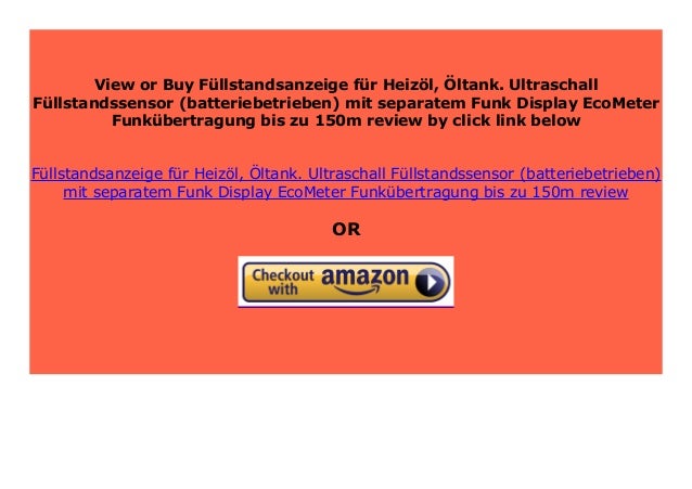 HOT PROMO F Llstandsanzeige F R Heiz L Ltank Ultraschall F Llstand 