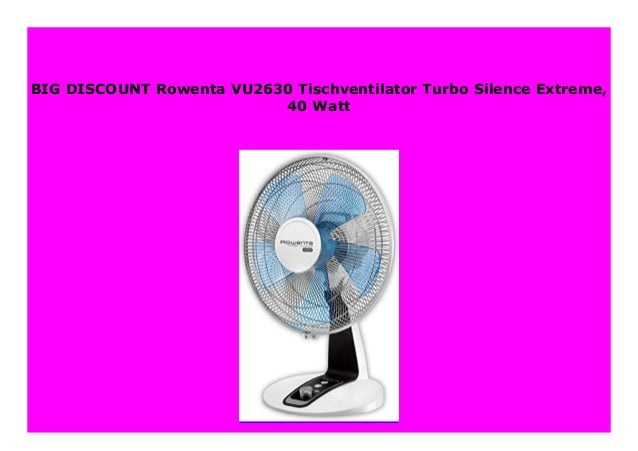 Vu5670u2 16 Turbo Silence Extreme Stand Fan