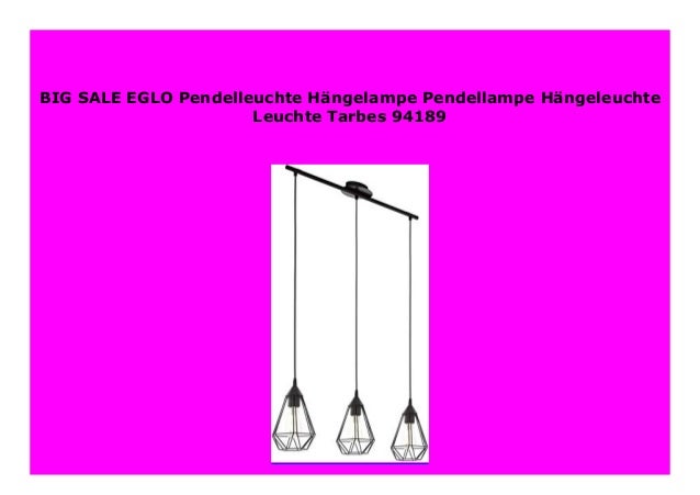 EGLO Pendelleuchte H/ängelampe Pendellampe H/ängeleuchte Leuchte Tarbes 94189