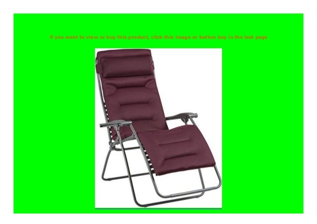 Best Buy Lafuma Gro Er Relax Liegestuhl Klappbar Und Verstellbar