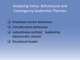 Subbordinate Centered 16 dr. muhammed yunus | PPTX