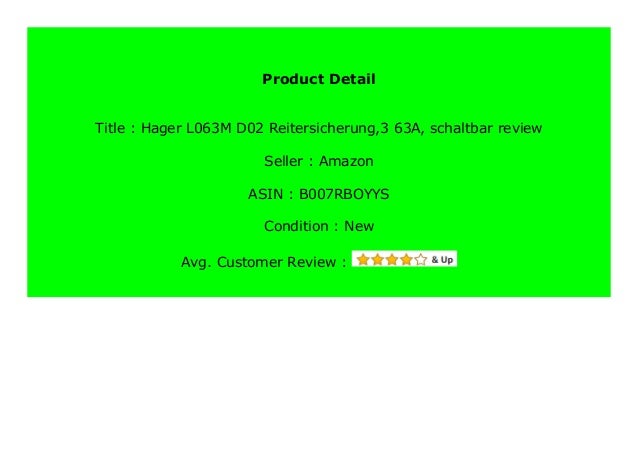 Hager l063m Hager l063m