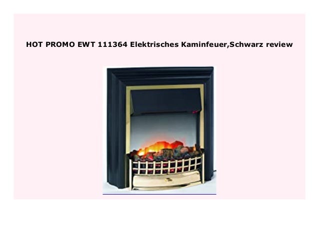 NEW EWT 111364 Elektrisches Kaminfeuer,Schwarz review 953