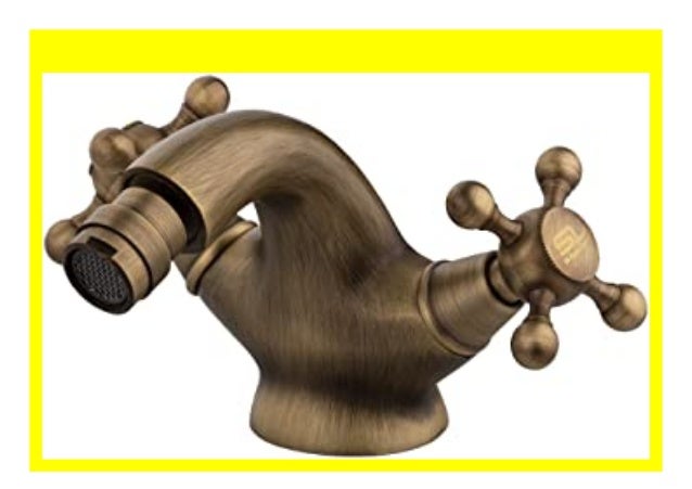 New Retro Bidet Zweigriff Armatur Bidetarmatur Wasserhahn Bidetmsiche