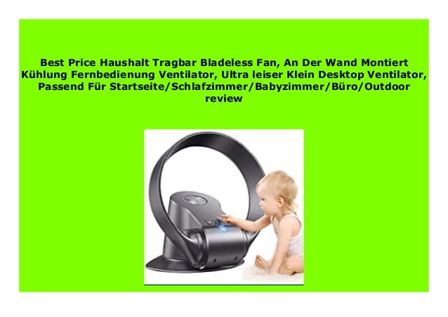 NEW Haushalt Tragbar Bladeless Fan An Der Wand Montiert K Hlung 