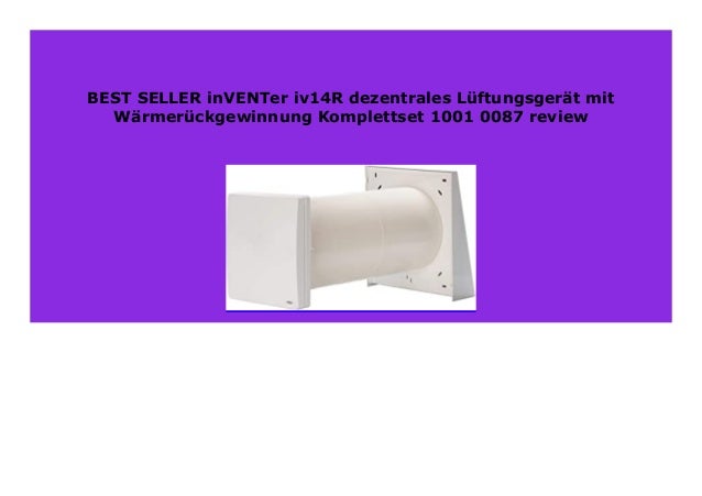 BEST PRODUCT InVENTer Iv14R Dezentrales L Ftungsger T Mit W Rmer Ckge 