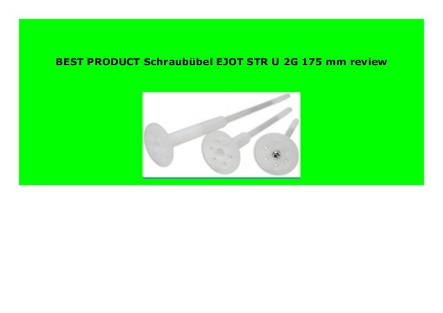 Schraub/übel EJOT STR-U 2G 175 mm