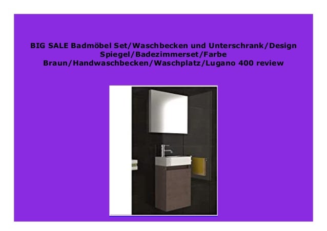 Sell Badm Bel Set Waschbecken Und Unterschrank Design Spiegel Badezim