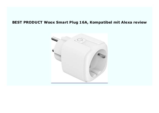 woox smart plug alexa