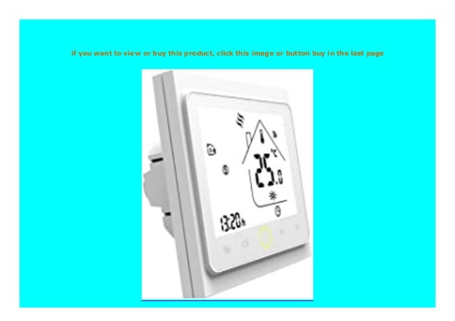 Big Sale Thermostat Wifi Smart Thermostat Temperaturregler Warmboden