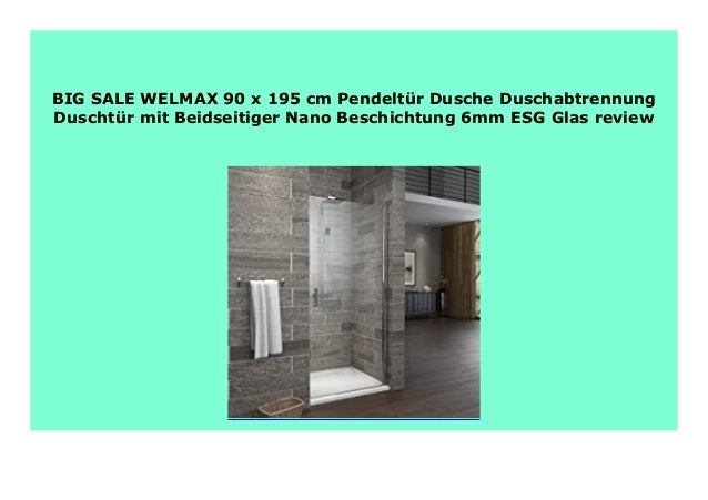 Sell Welmax 90 X 195 Cm Pendelt R Dusche Duschabtrennung Duscht R Mit