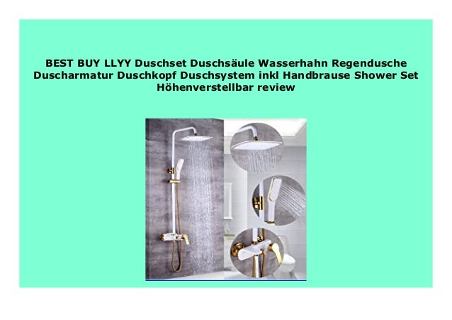 Thermostat Duschset Duschsystem Regendusche Duscharmatur Duschkopf Handbrause