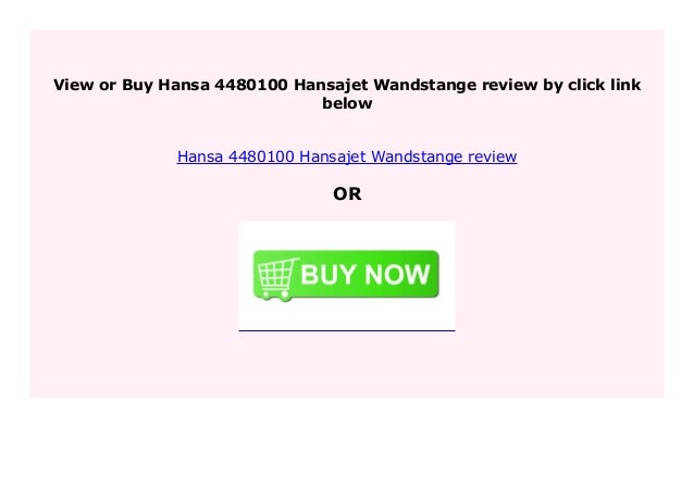 Hansa 4480100 Hansajet Wandstange