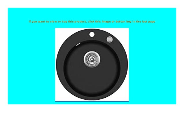 HOT PROMO Sp le Sp lbecken Granitsp le 50 cm Einzelbecken ...