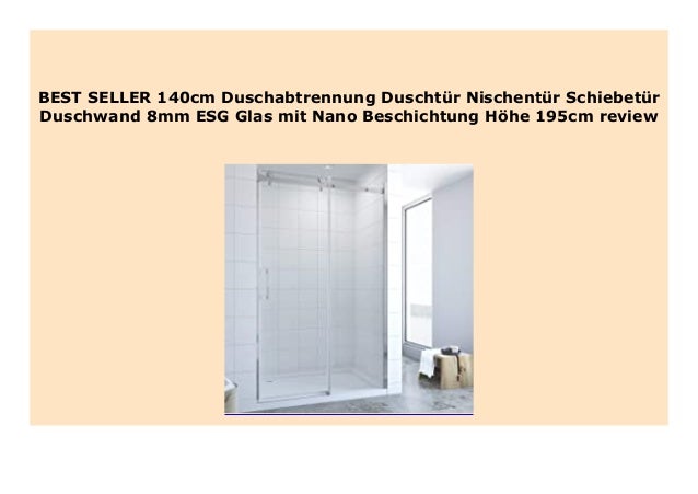 Hot Sale 140cm Duschabtrennung Duscht R Nischent R Schiebet R Duschwa