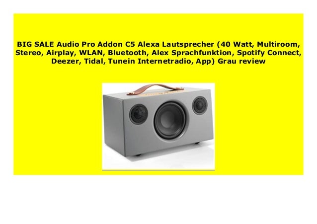 audio pro c5 alexa