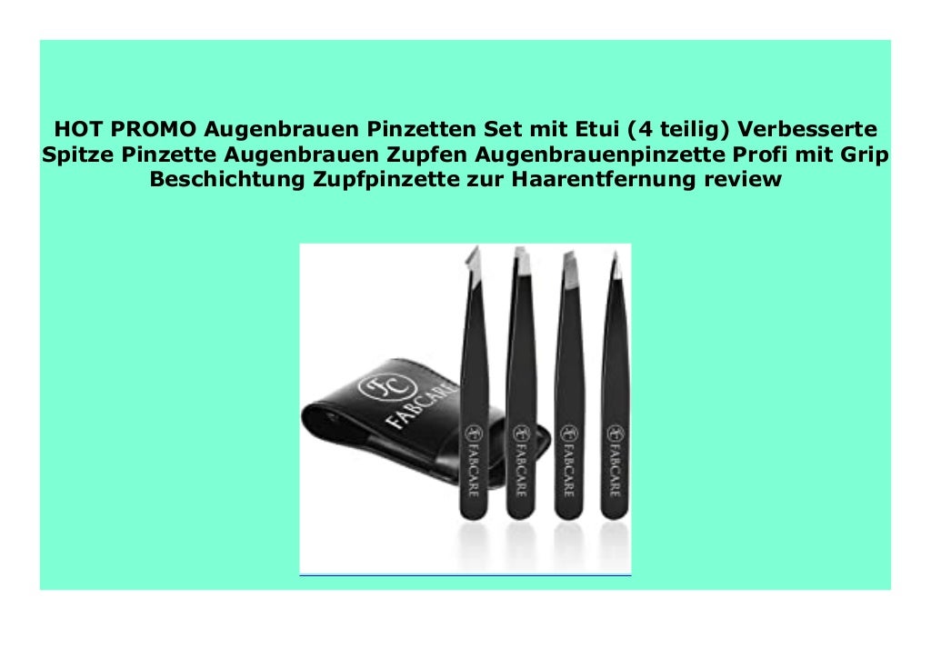 Profi Augenbrauen-Pinzetten Set (7-teilig) – Spitz, Schräg, Gerade – Inkl. Etui Aus Kunstleder