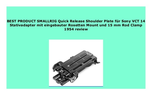 Hot Sale Smallrig Quick Release Shoulder Plate F R Sony Vct 14