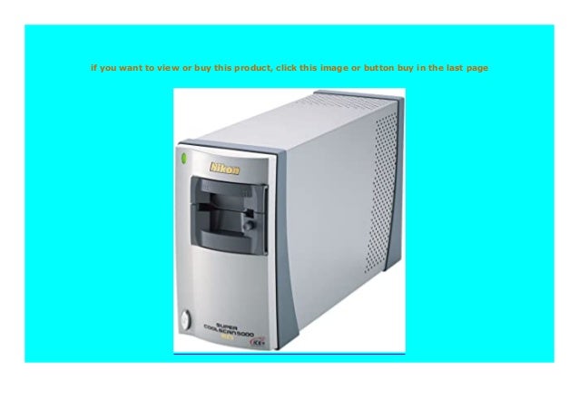 Sell Nikon Super Coolscan 5000 Ed Review 842