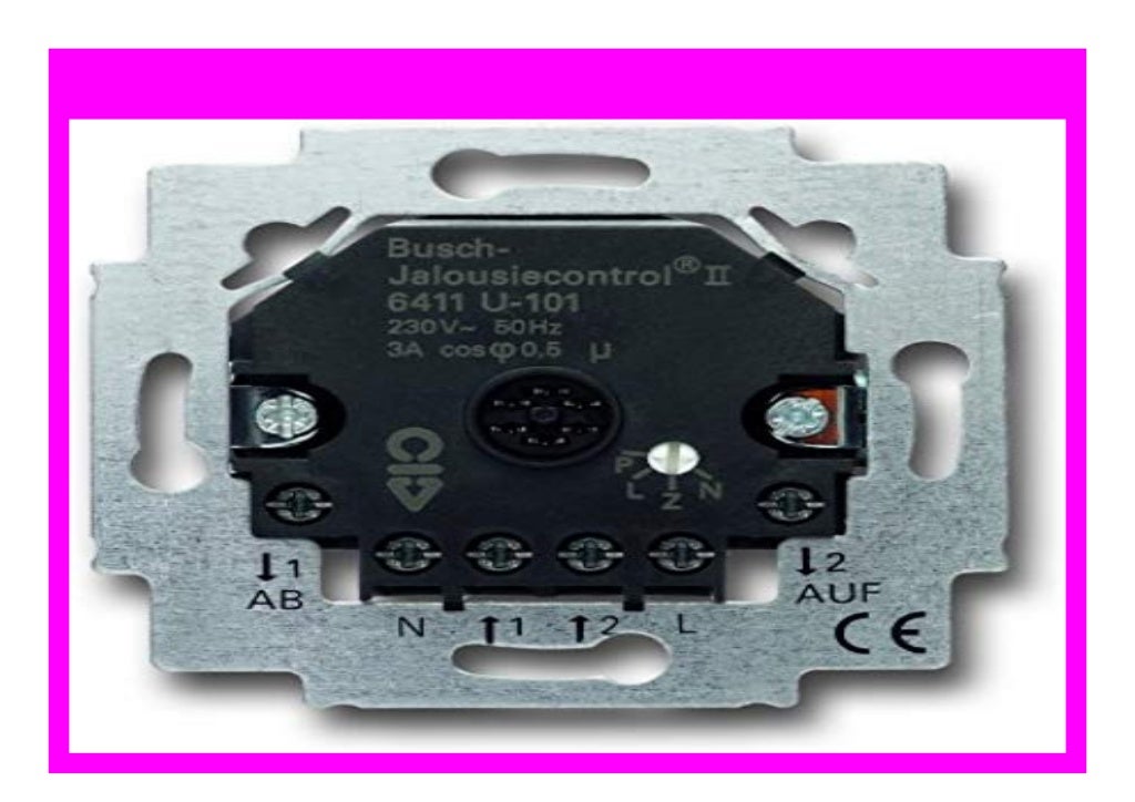Busch Jaeger 6812 U 101 Relais Einsatz BEST SELLER Busch Jaeger 6411 U 101 Jalousiecontrol II Einsatz 499
