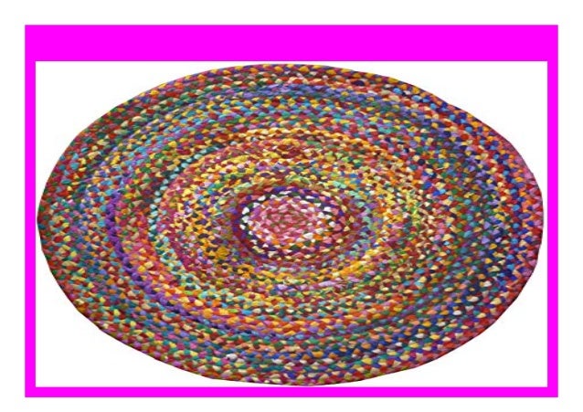 Best Seller The Indian Arts Fair Trade Geflochten Rund Chindi Recycel