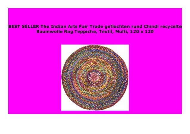 Best Seller The Indian Arts Fair Trade Geflochten Rund Chindi Recycel