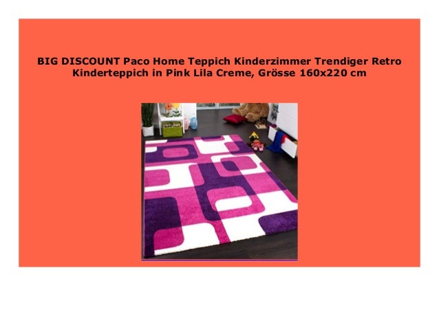 Big Sale Paco Home Teppich Kinderzimmer Trendiger Retro Kinderteppich