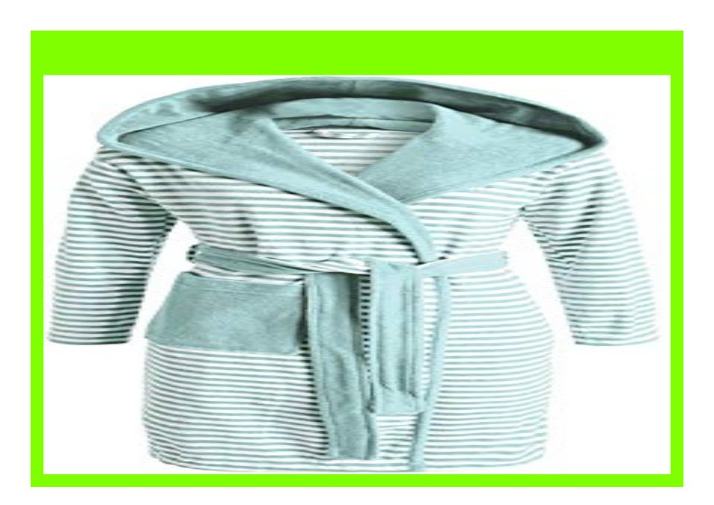 bademantel damen mint