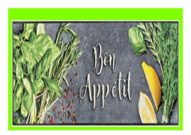 Best Price Wash Dry Bon App Tit Fu Matte Acryl Bunt 60 X 180