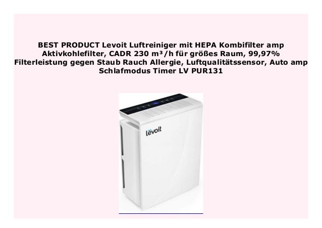 New Levoit Luftreiniger Mit Hepa Kombifilter Amp Aktivkohlefilter
