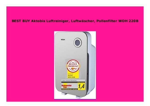 Best Price Aktobis Luftreiniger Luftw Scher Pollenfilter Wdh 220b 5