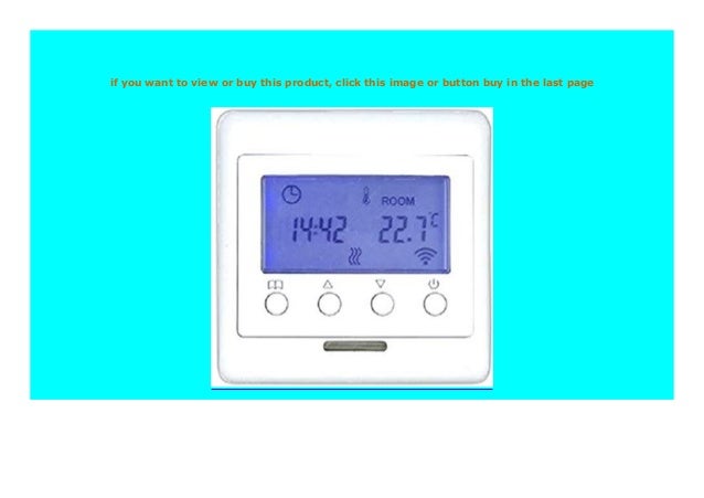 Best Buy Tkb Tz1036 Thermostat F R Fu Bodenheizung Wei 213