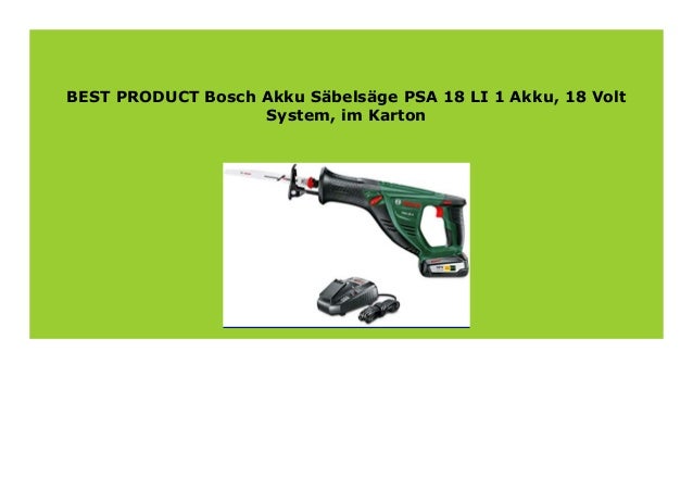 Big Sale Bosch Akku S Bels Ge Psa 18 Li 1 Akku 18 Volt System