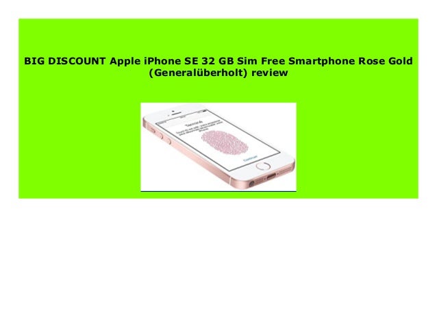 Hot Sale Apple Iphone Se 32 Gb Sim Free Smartphone Rose Gold Gener Hot Sale Apple Iphone Se 32 Gb Sim Free Smartphone Rose Gold Gener