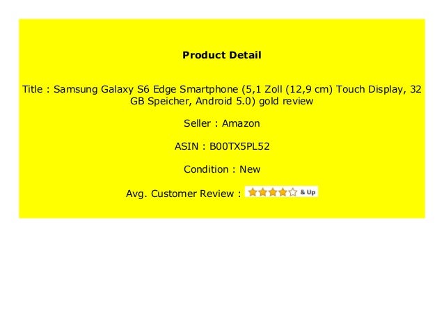 Big Discount Samsung Galaxy S6 Edge Smartphone 5 1 Zoll 12 9 Cm To