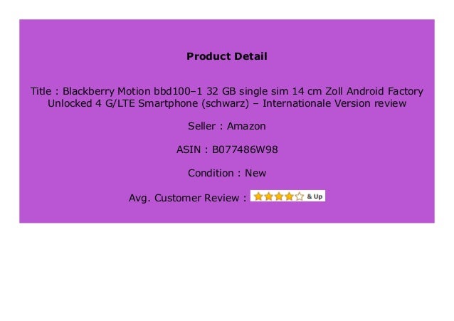 Best Price Blackberry Motion Bbd100 1 32 Gb Single Sim 14 Cm Zoll And