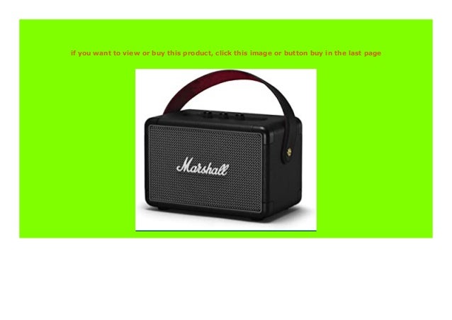 marshall lautsprecher kilburn