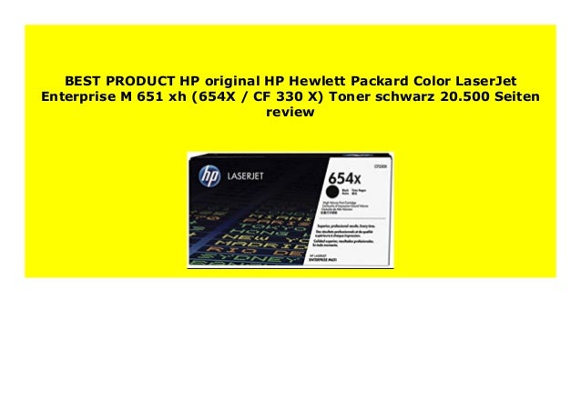 hp color laserjet m651 toner