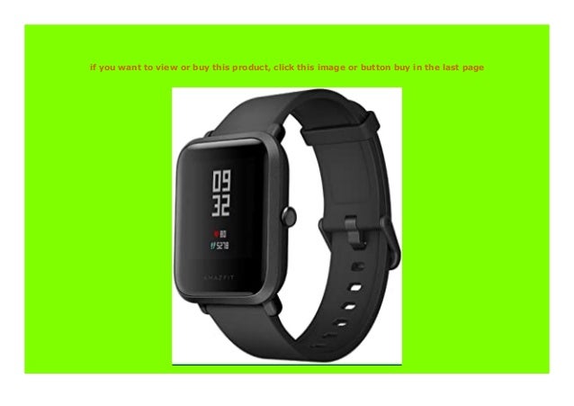 xiaomi amazfit bip onyx black