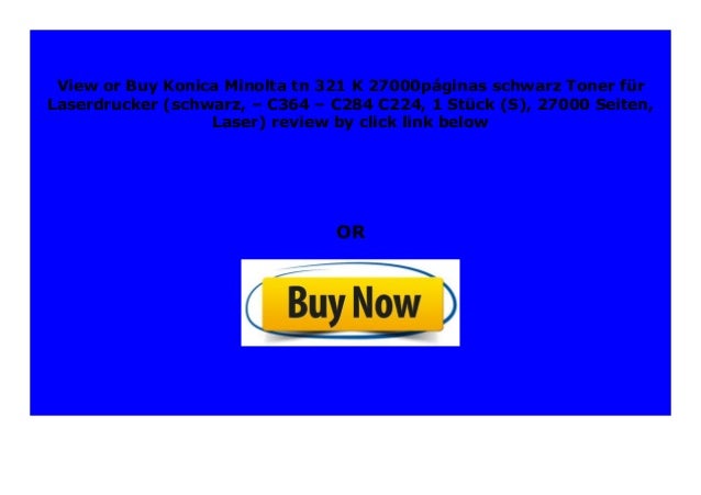 Best Buy Konica Minolta Tn 321 K p Ginas Schwarz Toner F R Laser