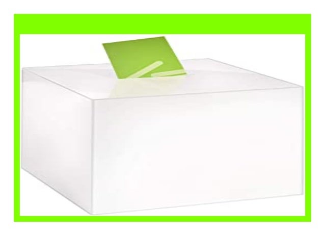 Best Buy Losbox Aktionsbox 300x300x300mm Opal Aus Acrylglas Spendenb