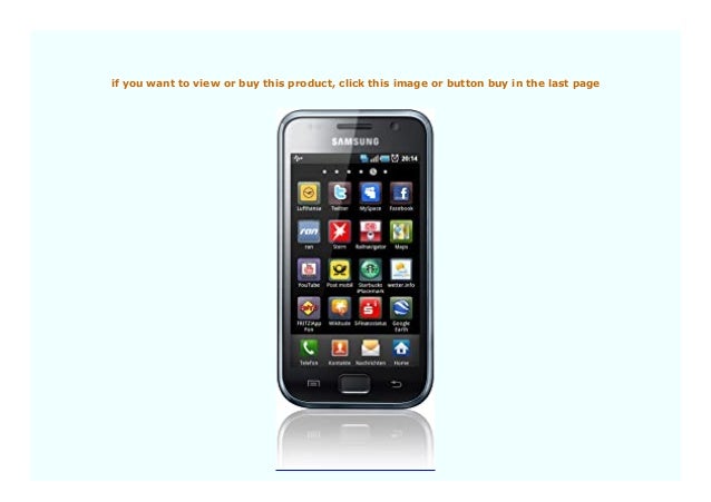 Best Buy Samsung Galaxy S Plus I9001 Smartphone 10 16 Cm 4 Zoll Di