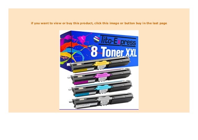 New Tito Express Platinumserie 8 Toner Patronen Xxl Kompatibel Mit Ko