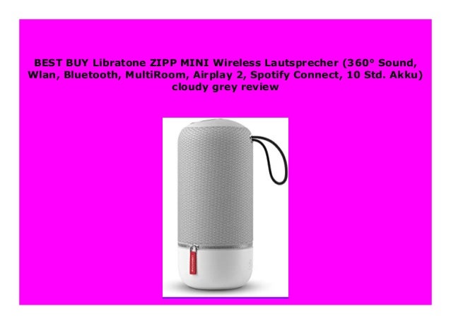 libratone zipp cloudy grey